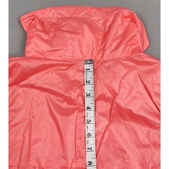 Columbia Womens Full Zip PFG Windbreaker Omni-Shield Jacket Cowl Neck Sz M Pink - Picture 6 of 16